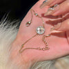 Metal Flower Electroplated Women's Light Luxury Simple Allmatch Bracelet Accessories