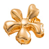 Metal Flower Geometric Hair Clip For Women With Electroplating Treatment