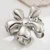 Metal Flower Geometric Hair Clip For Women With Electroplating Treatment