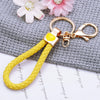 Metal Fruit Lemon Rhinestone Keychain For Female Cute Creative Bag Pendant Gift