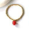 Metal Fruit Pattern Electroplated Pendant Bracelet Women's Unisex Fashion Jewelry