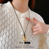 Metal Geometric Asymmetrical Necklace For Women With Electroplating Highend Style