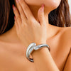 Metal Geometric Collar Bracelet Necklace Choker For Women Punk Simple Style