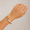 Metal Geometric Collar Bracelet Necklace Choker For Women Punk Simple Style