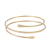 Metal Geometric Electroplated Opening Multilayer Arm Ring Bracelet