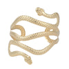 Metal Geometric Electroplated Opening Multilayer Arm Ring Bracelet