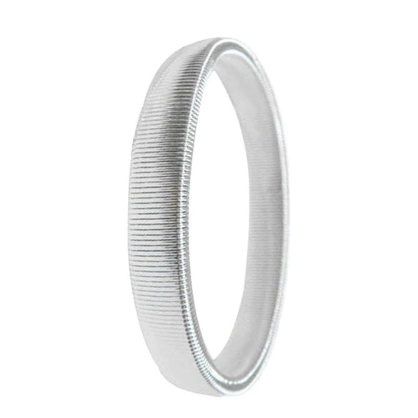 Metal Geometric Electroplating Unisex Spring Elastic Bracelet Arm Ring