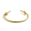 Metal Geometric Hollow Opening Bracelet With Electroplating For Women Minimalist Style