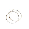 Metal Geometric Hoop Earrings Highend Luxury Electroplating Style For Women