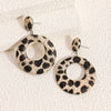 Metal Geometric Hoop Earrings Set In Round And Oval Shapes Small Fixed Earlobe Design Versatile Unisex Jewelry With Fine Craftsmanship