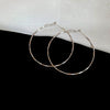 Metal Geometric Hoop Round Earrings For Women With Electroplating