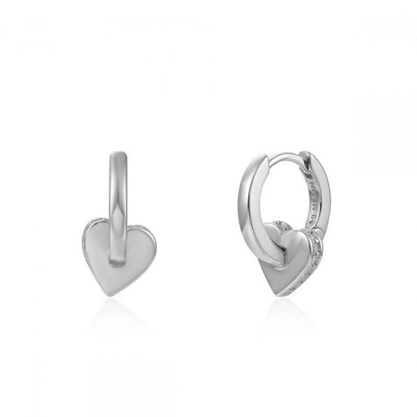 Metal Geometric Love Star Earrings