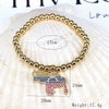 Metal Geometric Micropaved Adjustable Bracelet Jewelry