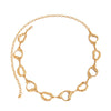 Metal Geometric Round Body And Waist Chain