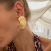 Metal Geometric Scallop Electroplating Women's Earrings