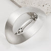 Metal Geometric Spring Clip Hair Accessories Electroplating Oval Hollow Light Luxury Style