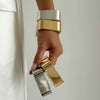 Metal Geometric Square Mirror Electroplated Spring Bracelet For Women