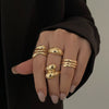 Metal Geometric Square Mirror Electroplated Spring Bracelet For Women