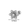 Metal Geometric Style Electroplating Stainless Steel Ear Studs For Women
