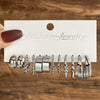 Metal Geometric Twist Chain Earrings Electroplated Minimalist Style For Women