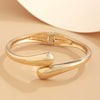 Metal Geometric Water Drops Hiphop Futuresense Electroplated Bracelet For Women