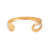 Metal Glossy Ushaped Geometric Cut Out Arm Bracelet Leg Chain For Women With Electroplating