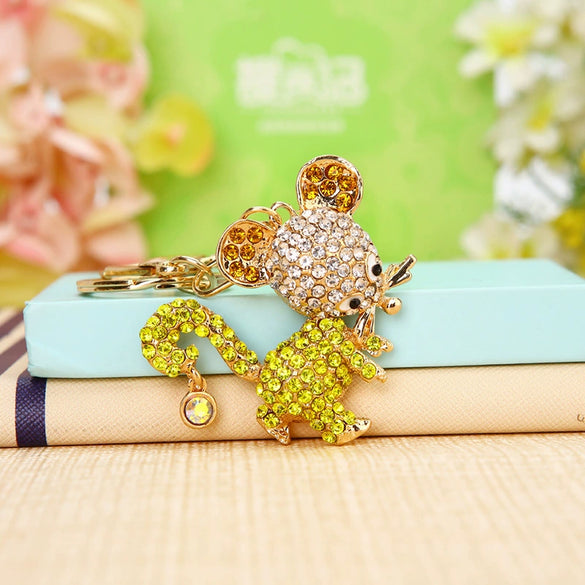 Metal Gong Drum Styling Keychain Creative Gifts