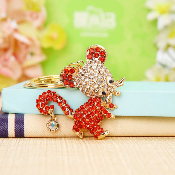 Metal Gong Drum Styling Keychain Creative Gifts