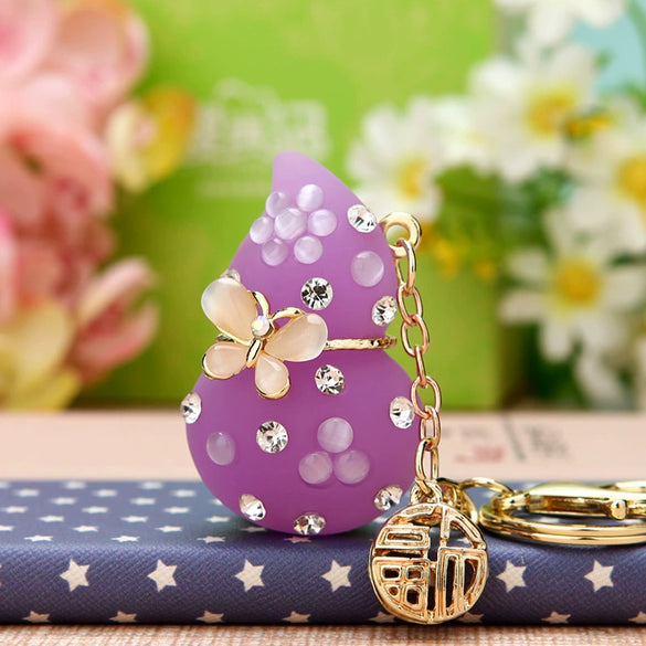 Metal Gong Drum Styling Keychain Creative Gifts