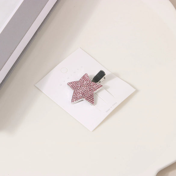 Metal Hairpin Heart Star Shape Handmade Sweet Girly Style Hair Accessories