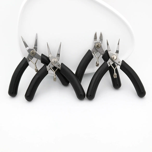 Metal Handmade Jewelry Pliers Versatile Model Pliers Toothless Pointed Nose Diagonal Cutting