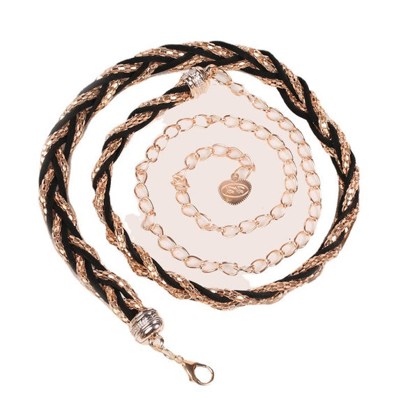 Metal Handwoven Splicing Decorative Waist Chain Punk Street Hiphop Niche Style