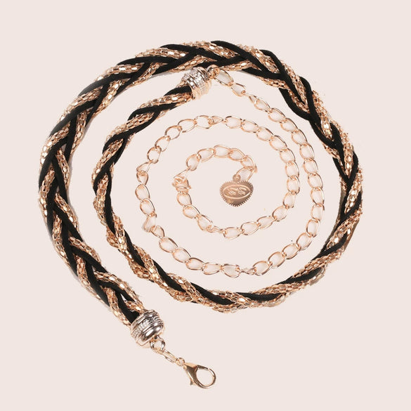 Metal Handwoven Splicing Decorative Waist Chain Punk Street Hiphop Niche Style