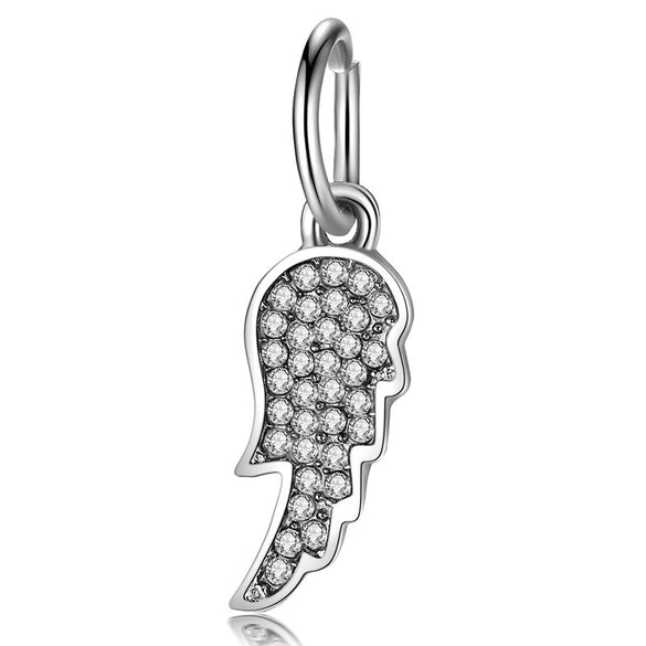 Metal Heart And Key Shaped Diy Accessories Pendant Beads With Totem Pattern For Bracelet Necklace Electroplated