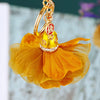 Metal Heart Flower Women's Girly Keychain Bag Pendant