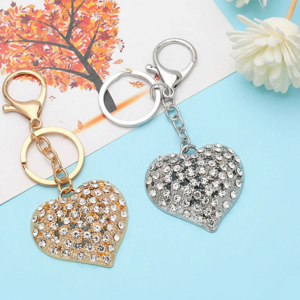 Metal Heart Keychain For Women