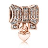 Metal Heart Loose Beads Galaxy Bracelet Diy Accessories With Totem Pattern And Electroplating Process