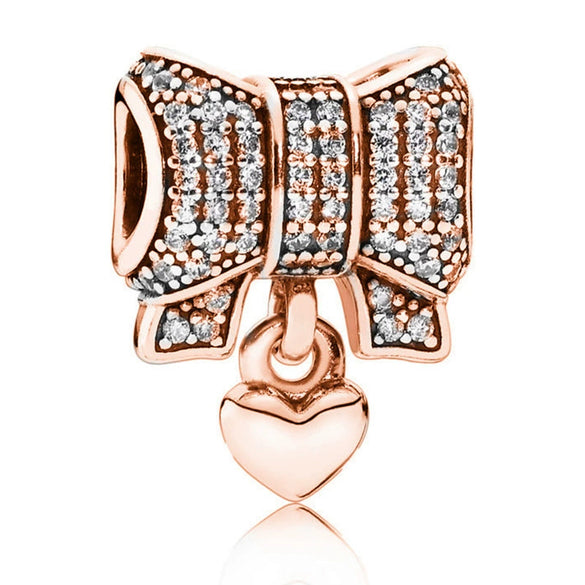 Metal Heart Loose Beads Galaxy Bracelet Diy Accessories With Totem Pattern And Electroplating Process