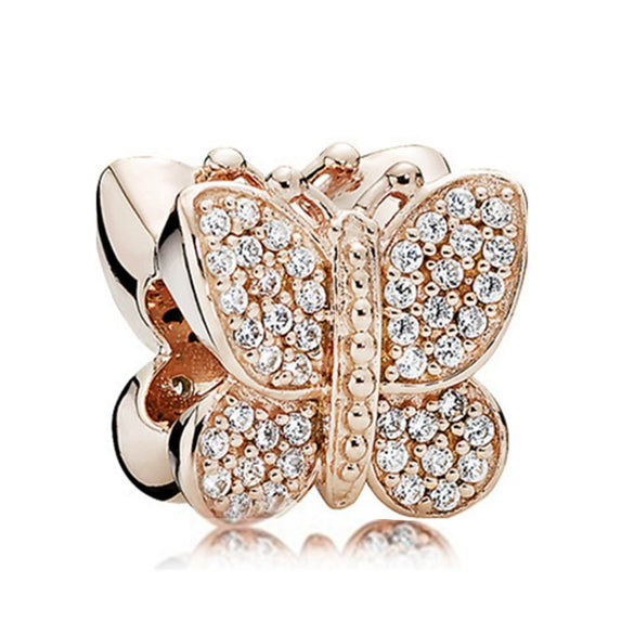 Metal Heart Loose Beads Galaxy Bracelet Diy Accessories With Totem Pattern And Electroplating Process