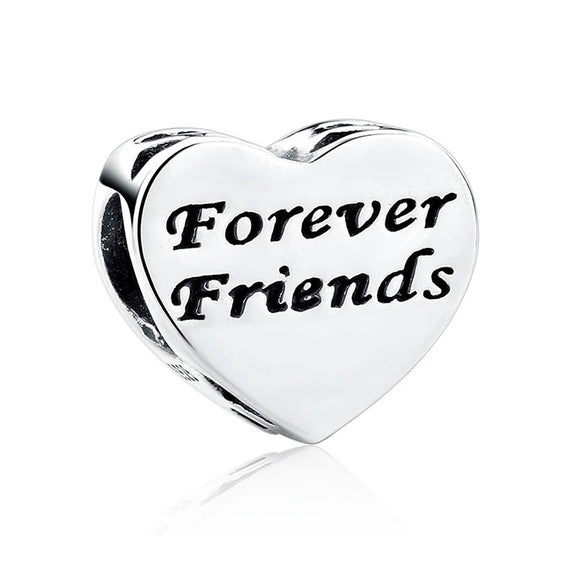 Metal Heartshaped Lettering Beads Accessories For Women's Fashion Diy Bracelet With Electroplating And Totem Design