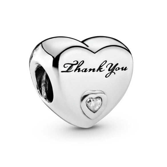 Metal Heartshaped Lettering Beads Accessories For Women's Fashion Diy Bracelet With Electroplating And Totem Design