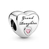 Metal Heartshaped Lettering Beads Accessories For Women's Fashion Diy Bracelet With Electroplating And Totem Design