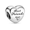 Metal Heartshaped Lettering Beads Accessories For Women's Fashion Diy Bracelet With Electroplating And Totem Design