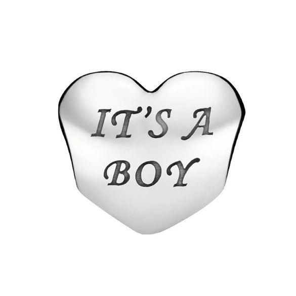 Metal Heartshaped Lettering Beads Accessories For Women's Fashion Diy Bracelet With Electroplating And Totem Design