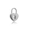 Metal Hollow Love Key Peach Heart Concentric Padlock Pendant Couple Necklace Diy Jewelry Accessories Electroplated