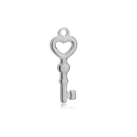 Metal Hollow Love Key Peach Heart Concentric Padlock Pendant Couple Necklace Diy Jewelry Accessories Electroplated