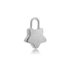 Metal Hollow Love Key Peach Heart Concentric Padlock Pendant Couple Necklace Diy Jewelry Accessories Electroplated