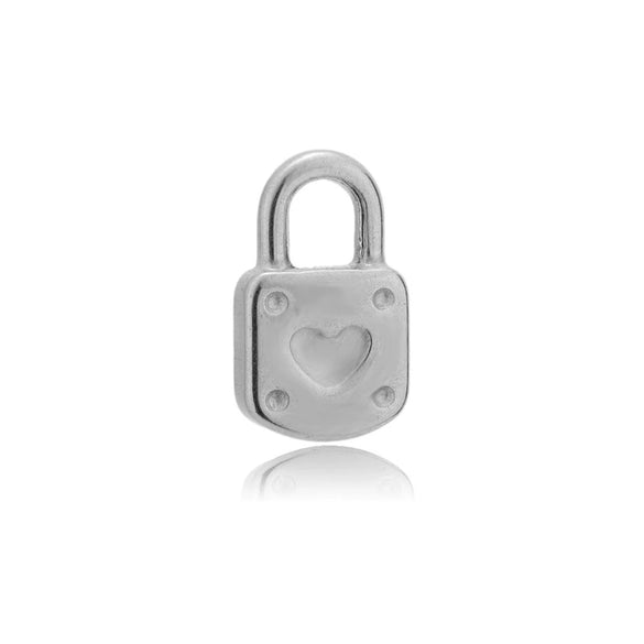 Metal Hollow Love Key Peach Heart Concentric Padlock Pendant Couple Necklace Diy Jewelry Accessories Electroplated