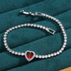 Metal Inlaid Zircon Geometric Style Women's Light Luxury Bracelet