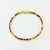 Metal Inlaid Zircon Geometric Style Women's Light Luxury Bracelet